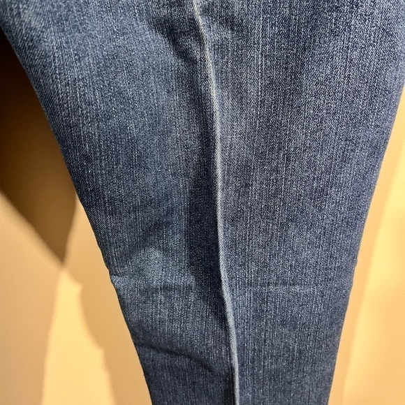 DELF TRADING INC. Imperious Faux Leather Studded Denim Jeans 34X34 Rocker Grunge - Picture 8 of 12